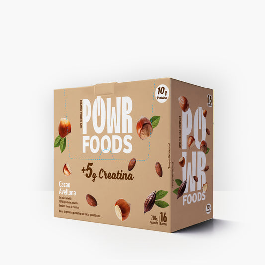 16 BOX CREATINE PROTEIN BARS CACAO