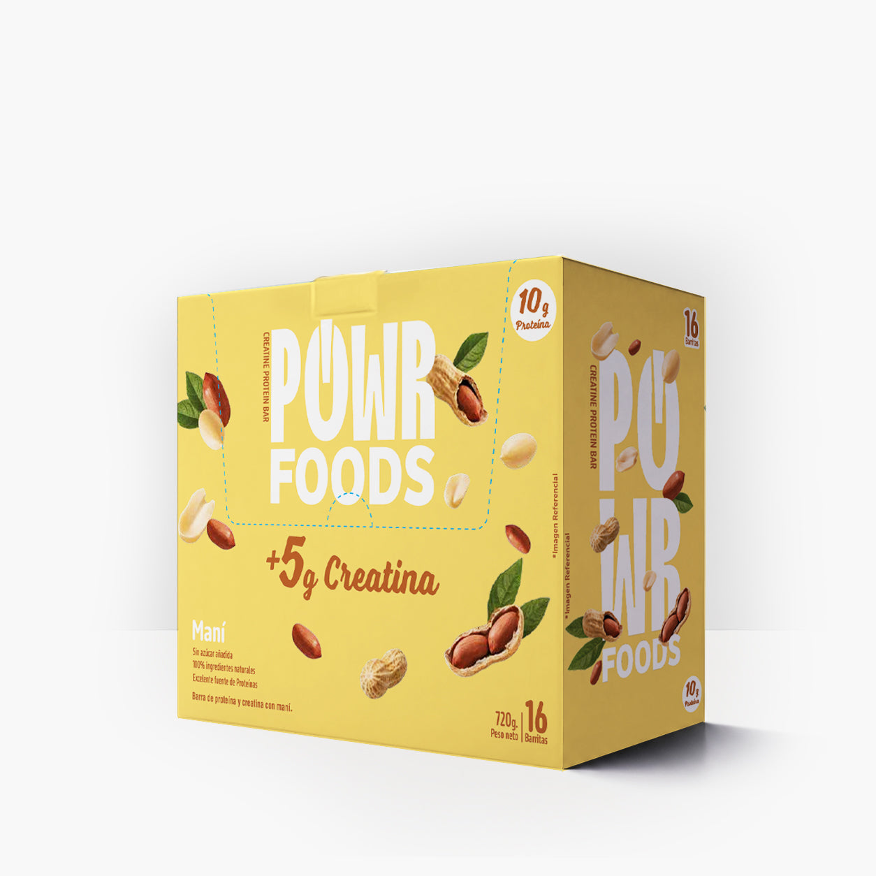 16 BOX CREATINE PROTEIN BARS MANÍ
