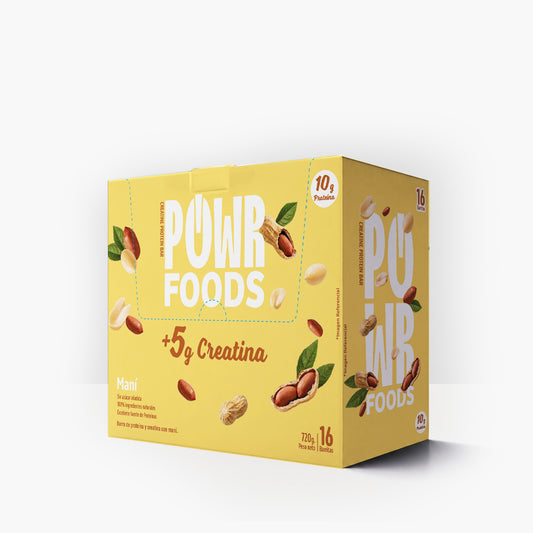 16 BOX CREATINE PROTEIN BARS MANÍ